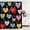 Black, variant on Valentines Shower Curtain for Bathroom, Sweet Heart Valentine''s Day Decor Pink Heart Shower Curtain, Waterproof Romantic Heart Bathroom Decor Bath Curtain, 72 X 72 Inch