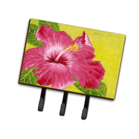 Hot Pink Hibiscus by Malenda Trick Leash or Key Holder