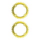 thumbnail image 2 of Sonducket Juego de bielas Disco de Estrecho 32T Bicicletas de montaña Agujero hexagonal Chainset Deportes Ciclismo Piezas de repuesto dorado y 32T 2piezas, 2 of 6