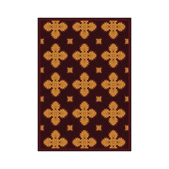 Any Day Matinee - Theater Area Rugs Tivoli, 3'10" x 5'4", Burgundy