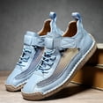 thumbnail image 1 of Commforr Chaussures de Marche pour Femmes, Chaussures pour Femmes Espadrilles, Chaussures de Tennis pour Femmes, Espadrilles Décontractées en Maille pour Femmes Mode Rétro Respirantes Chaussures de Marche Légères Espadrilles de Tennis Classiques, Bleu Ciel, 8, 1 of 8