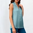 thumbnail image 7 of Bosfbaoi Silk Satin Tank Tops Womens V Neck Sleeveless Camisole 2026 Basic Shirts Casual Blouses, 7 of 7