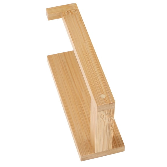 OULII Toilet Paper Storage Stand Toilet Paper Holder Bamboo Towel Storage Bathroom Use 1Set