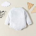 thumbnail image 5 of aDJFDGT Boys Girls Long Sleeve Letter Pullover Romper Sweatshirt Bodysuits, 5 of 5