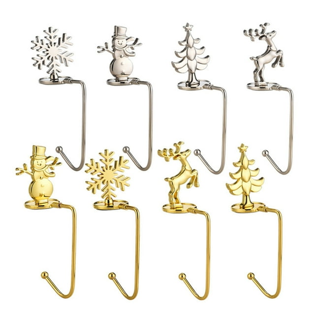 Christmas Stocking Holder Hooks Xmas Stocking Clips Hang Grip Xmas