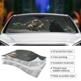 thumbnail image 5 of Windshield Sun Shade Foldable Car Front Window Sunshade For Car Suv Trucks Vans - Best Heat Shield Blocker Visor Cover Blocks Uv Rays And Keeps Your Vehicle Cool-Small, 5 of 5