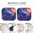 thumbnail image 6 of Salouo Starry Sky Turtle Pattern Car Windshield Sun Shade Foldable | Front Windshield Shade for Sun, Heat and UV Rays | Interior Sun Protection-Medium, 6 of 6