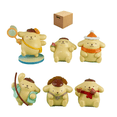thumbnail image 1 of Figuras 6Ps Pompompurin Juguetes  Belug, Café, 1 of 5