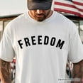 thumbnail image 2 of Freedom Patriotic T-Shirt, Minimalist USA Tee for Proud Americans, 2 of 5