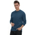 thumbnail image 2 of GIRUNS Men's Crewneck Sweater Soft Casual Sweaters for Men Classic Pullover Sweaters with Ribbing Edge, 2 of 5