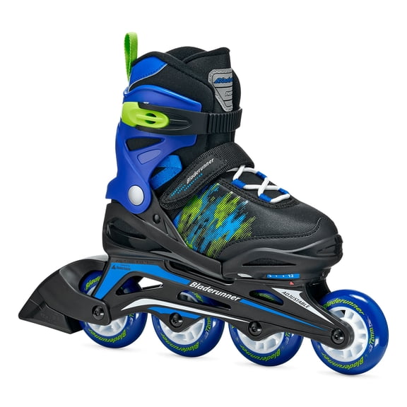 ROLLERBLADE Kids' Phoenix Black/Blue Skates, Size: 12J-2 (87B0T10221NF01-12J-2)