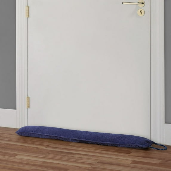 The Draft Stop Corduroy Navy Draft Guard with Removable Cover
