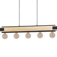 thumbnail image 2 of lámpara colgante de 4 luces led 152.4 x 30 cm plata, 2 of 7