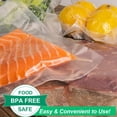 thumbnail image 3 of ATSAMFR 200 Pint Size 6x10Inch Vacuum Sealer Food Sealer Bags with BPA Free,Heavy Duty,Great for Vac storage or Sous Vide Cooking, 3 of 7