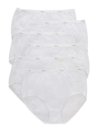 Hanes Women's Nylon Hi-Cut Panties 6-Pack Assorted 9 