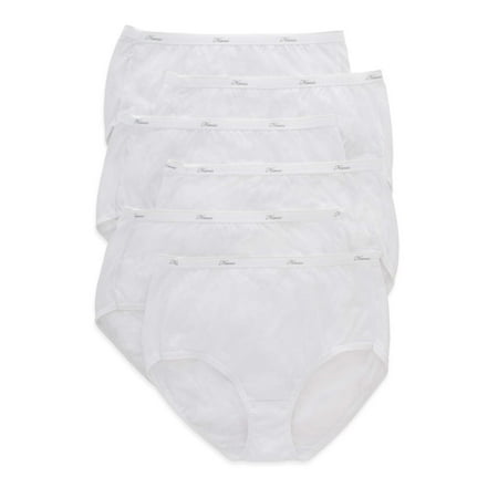

Hanes Women s No Ride Up Cotton Brief (Pack of 6)