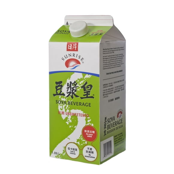 Sunrise Unsweentened Soya Beverage, Unsweetened Soya Beverage 1.89L