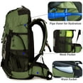 thumbnail image 4 of 60L Travel Hiking Camping Backpack with Rain Cover,Backpack Water Resistant,Traveling Backpack for Men Women, 4 of 11