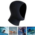 thumbnail image 4 of 3mm 5mm Scuba Diving Hoods Neoprene Diving Hat Wetsuits Head Cover Swimming Cap XS/S/M/L/XL Winter Swim Warm Hat Wetsuit, 4 of 5