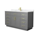 thumbnail image 5 of Wyndham Collection Wcg262660s-Vca-Unsmxx Beckett Tk 60" Free Standing Single Basin Vanity, 5 of 7