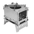 thumbnail image 4 of Estufa De Leña Plegable, 3 Modelos, Estufa De Leña De Acero Inoxidable, Resistente Al óxido Con Bolsa De Almacenamiento Para Exteriores, 4 of 7