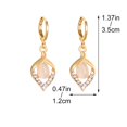 thumbnail image 3 of Angel Eyes Opal Pendientes para Mujeres Pendientes de la gota de luz francesa, 3 of 5