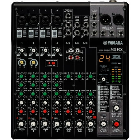 Yamaha MG10X CV 10-Input Stereo Mixer with Effects