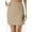 Nude, variant on Women's Shadowline 2719 Nylon Essentials 19 Inch Half Slip (White M)
