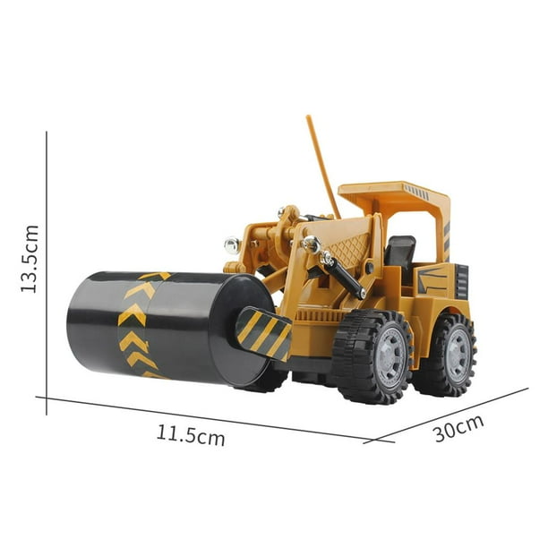 Remote control road roller outlet