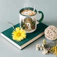 thumbnail image 4 of Taza de café de cerámica Hyturtle de 11 oz con cuchara, Ghost Book Lover, 4 of 7