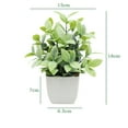 thumbnail image 2 of 1PC Fake Plants Mini Artificial Greenery Potted Plants for Home Decor Office Room Decor Farmhouse Decor Indoor Table Bathroom Decor, 2 of 5