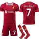 thumbnail image 1 of Liverpool Hemmafotbollströja Barn & Vuxen 2024-2025 Med Strumpor Nr.7 LUIS DIAZ No.7 LUIS DIAZ, 1 of 2