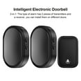thumbnail image 4 of Timbre de puerta inalámbrico Injueey Ajustable con volumen Negro, 4 of 6