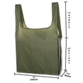 thumbnail image 2 of Reusable Shopping Bags| Foldable Large shopping tote folds in to Small pouch, Heavy duty Shopper tote, 2 of 5