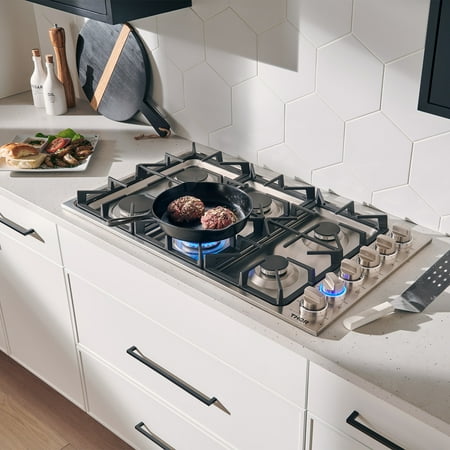 Thor Kitchen - 36" Drop-In Gas Cooktop - Stainless steel
