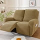thumbnail image 1 of Xiao Hua Conjunto de sofá universal elástico color caqui con patrón de rombos, conjunto de sofá, conjunto de sillones para sala de estar, conjunto de protección para sofá, 2 asientos, 1 of 5