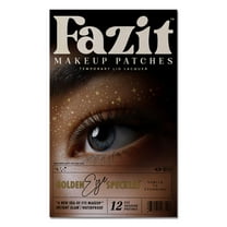 Fazit Gold Glitter Eye Speckles Makeup Patches, 12 Count