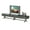 Grey, variant on Creative Images International Wood TV Stand with X Leg in White and Black