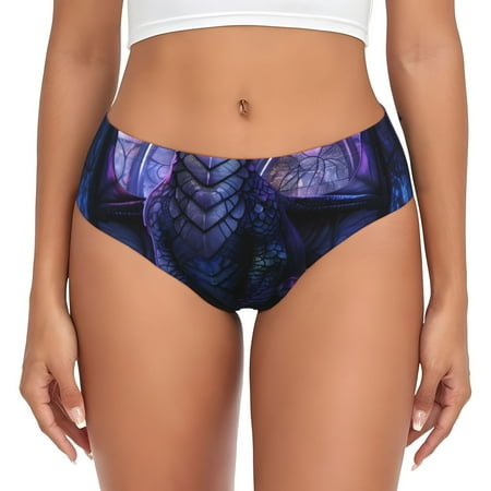 Sikiie Fantasy Dragon In Cathedral Women s High Waisted Cotton Underwear Soft Breathable Panties Stretch Briefs Seamless Ladies Panties-Small