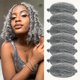 thumbnail image 1 of Marley Twist Cabello trenzado 12 pulgadas 7 paquetes de cabello gris mixto Spring Twist Cabello elástico afro Twist Cabello suave Marley para envolver Locs Extensiones de cabello cubano Twist (12 pulg, 1 of 5