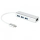 thumbnail image 2 of HUB USB 30 Adaptador USB a Ethernet con 3 Puertos HUB Tipo C a Red LAN RJ45 Gigabit Ethernet para Win XP/Vista/Win7/Win8/Win81/Win10/OS X//Linux etc ANGGREK Otros, 2 of 8