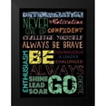 thumbnail image 2 of Lewis, Sheldon 12x14 Black Modern Framed Museum Art Print Titled - Go Create, 2 of 5