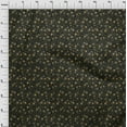 thumbnail image 3 of oneOone Cotton Poplin Black Fabric Leaves & Flower Diy Clothing Quilting Fabric Print Fabric By Yard 56 Inch Wide, 3 of 4