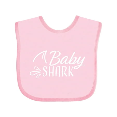 

Inktastic Baby Shark with Shark Fin Gift Baby Boy or Baby Girl Bib