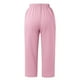 thumbnail image 5 of WILLBEST Pantalones Casuales para Mujer, Pierna Ancha, Cintura Elástica, Holgados, con Bolsillos, para Mayor Comodidad y Estilo Diario. Grande, 5 of 5