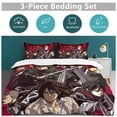 thumbnail image 5 of Attack On Titan Bedding Sets Comfort 3 Pieces Bedding Set 1 Duvet Cover + 2 Pillowcase Decorative Bedding 86"x70", 5 of 8