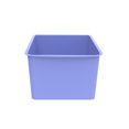 Pen+Gear Plastic Small Cubby Bin, Desktop Organizer, Periwinkle, 6Pack