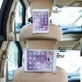 thumbnail image 2 of iPhone HOCU-67 Universal No.67 Heavy Duty Rotatable Tablet Ipad Rear Seat Headrest Mount Holder for 7 - 10 Tablets - Black & White, 2 of 7