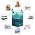thumbnail image 4 of ZICANCN Laundry Basket Organizer, Trees Mountains Clouds Collapsible Hamper for Bathroom Bedroom Laundry Room, Small Size, 4 of 7