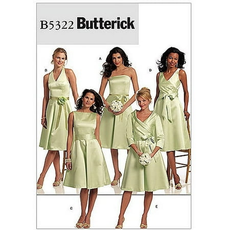Butterick Misses' Dress And Sash-f5 (16-